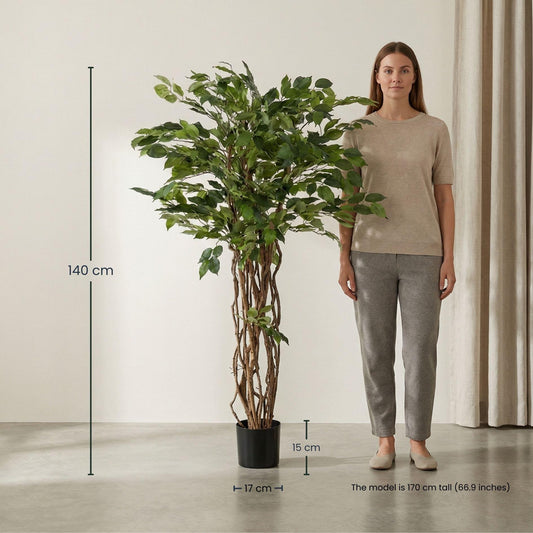 Ficus Liana Kunstboom 140cm - Kunstplant - Artificial plant