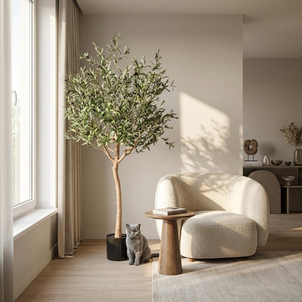 Kunst Olijfboom - Olea europaea - Olijfboom - 180 cm