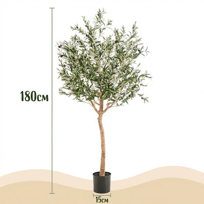 Kunst Olijfboom - Olea europaea - Olijfboom - 180 cm