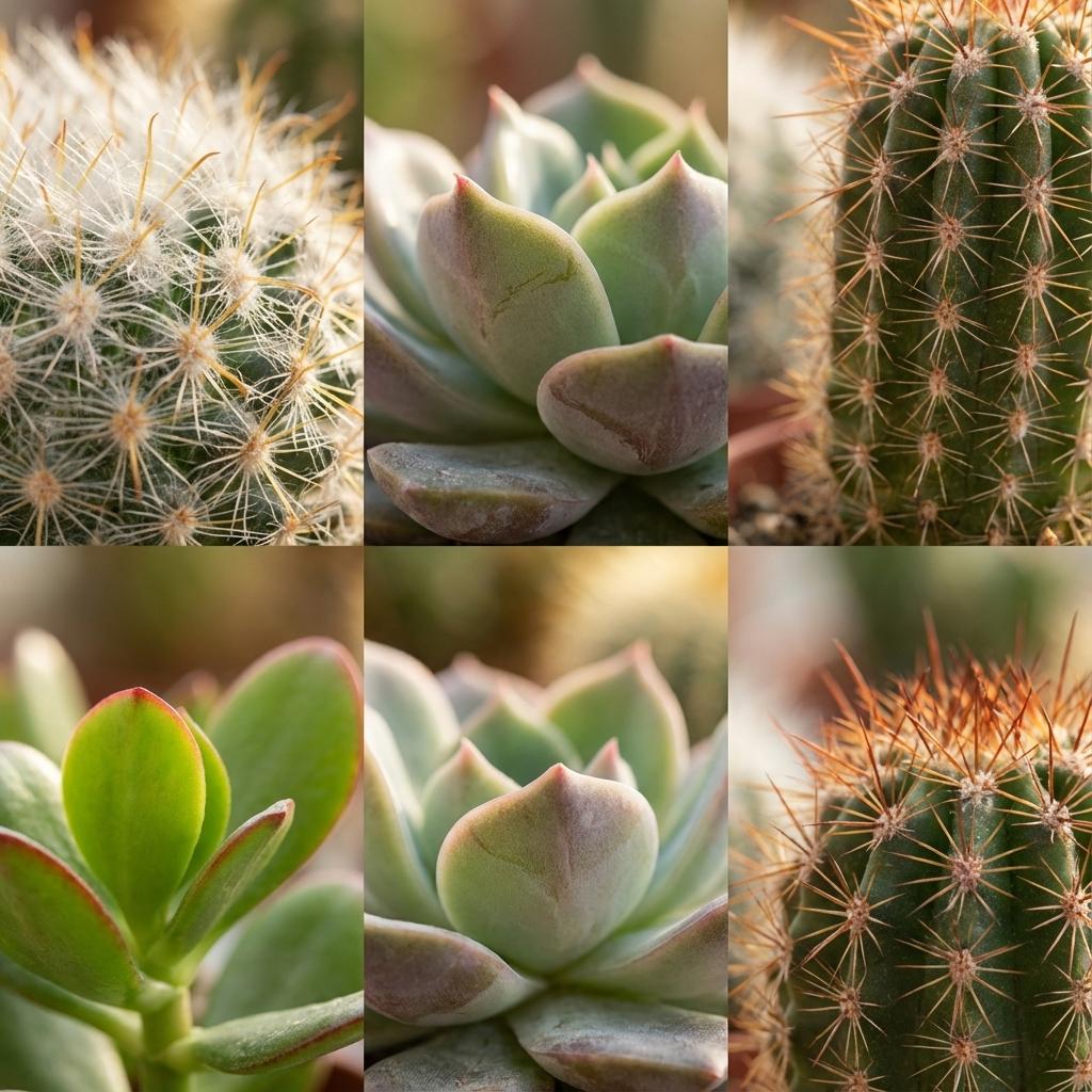 Mini Cactus & Succulenten Mix - 18 Stuks - Ø 5,5 cm - Hoogte: 5-10 cm